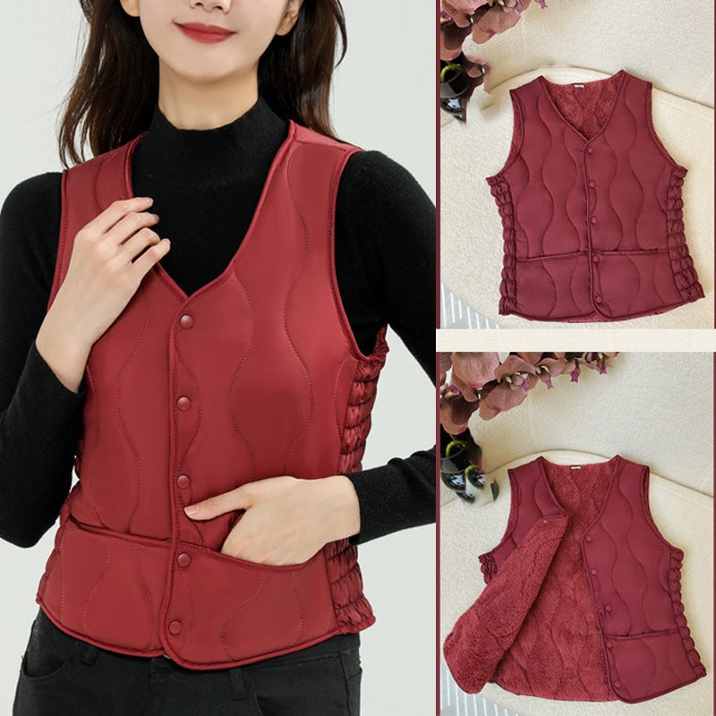 🔥Winter Hot Sale🔥New Sleeveless Thickened Vest(Free Shipping)