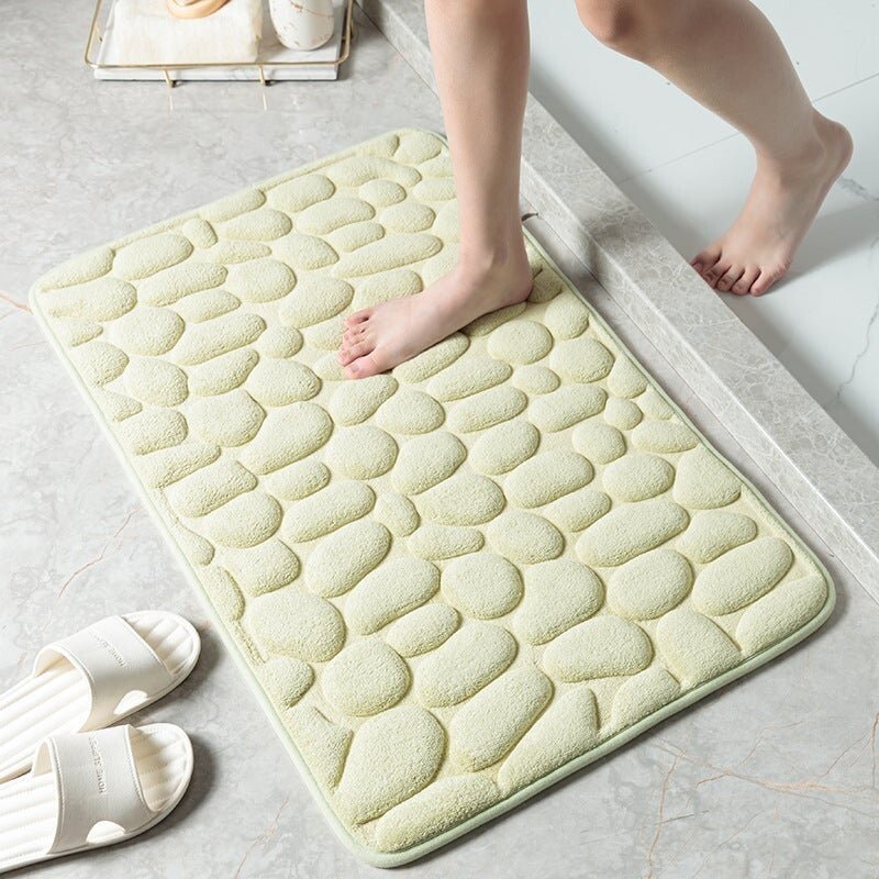 2023 New Arrival Cobblestone Embossed Bathroom Bath Mat mysite