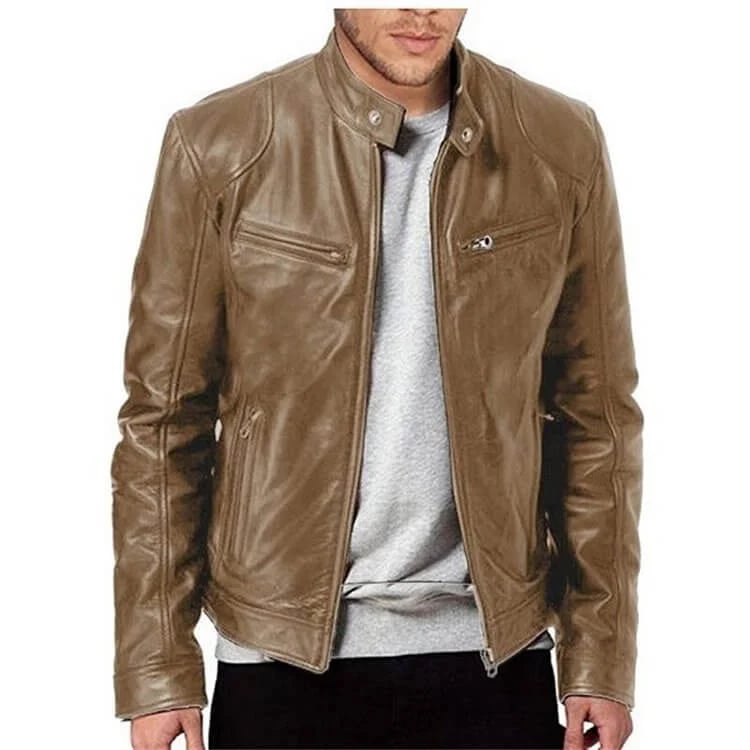 Men's Leather Jacket. mysite