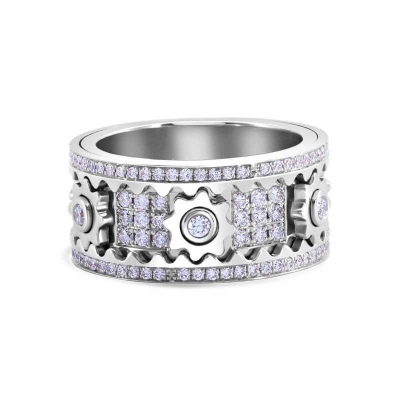 🔥HOT SALE 🔥-Diamond Crystal Gear Ring mysite