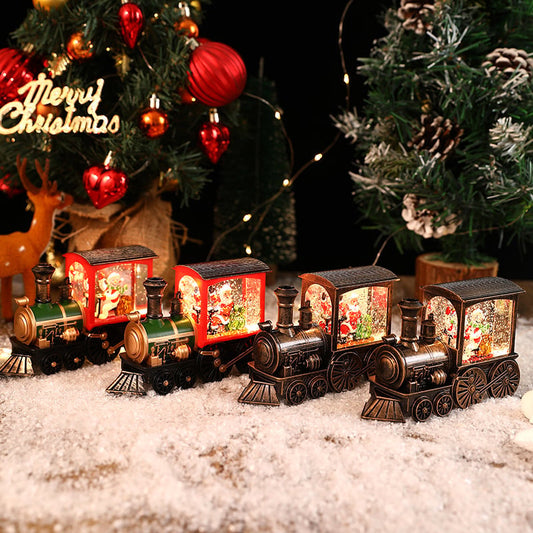 🎉🎅Christmas Gift Music Box Train💝 Music Box Crystal Ball Ornaments mysite
