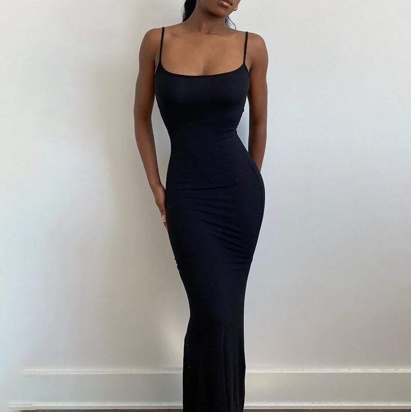 🔥SOFT LOUNGE LONG SLIP DRESS mysite
