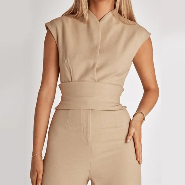 ✨LAST DAY SALE 70% OFF✨Women's Sleeveless Wide-Leg Jumpsuit