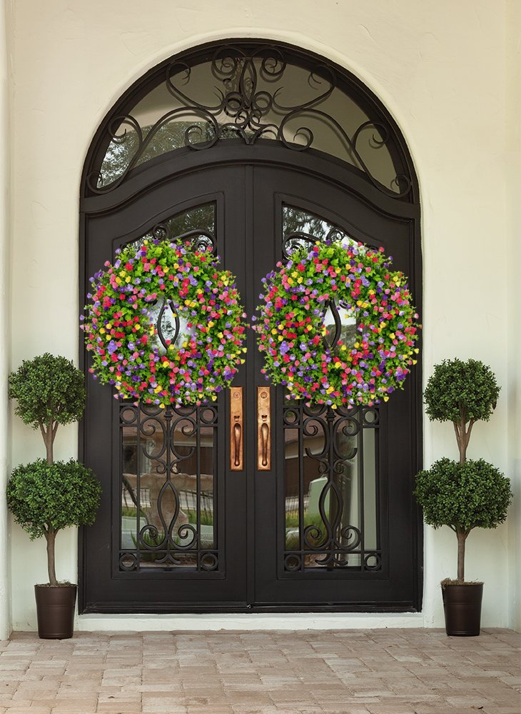 💐🎉Farmhouse Colorful Cottage Wreath(🎁Spring Hot Sale- 32%OFF🎁)