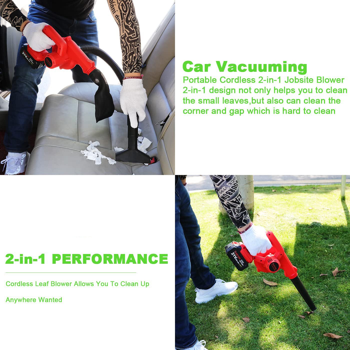 Rechargeable High-power Wireless Powerful Dust and Snow Removal mysite