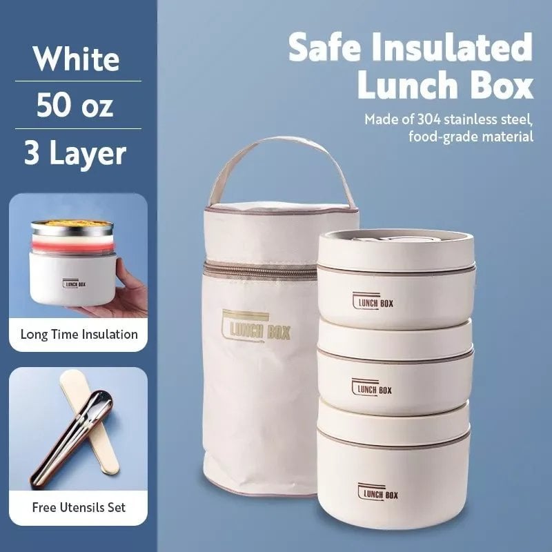 (Last Day Promotion 49% OFF) Portable Insulated Lunch Container Set - BUY 2 FREE SHIPPING mysite