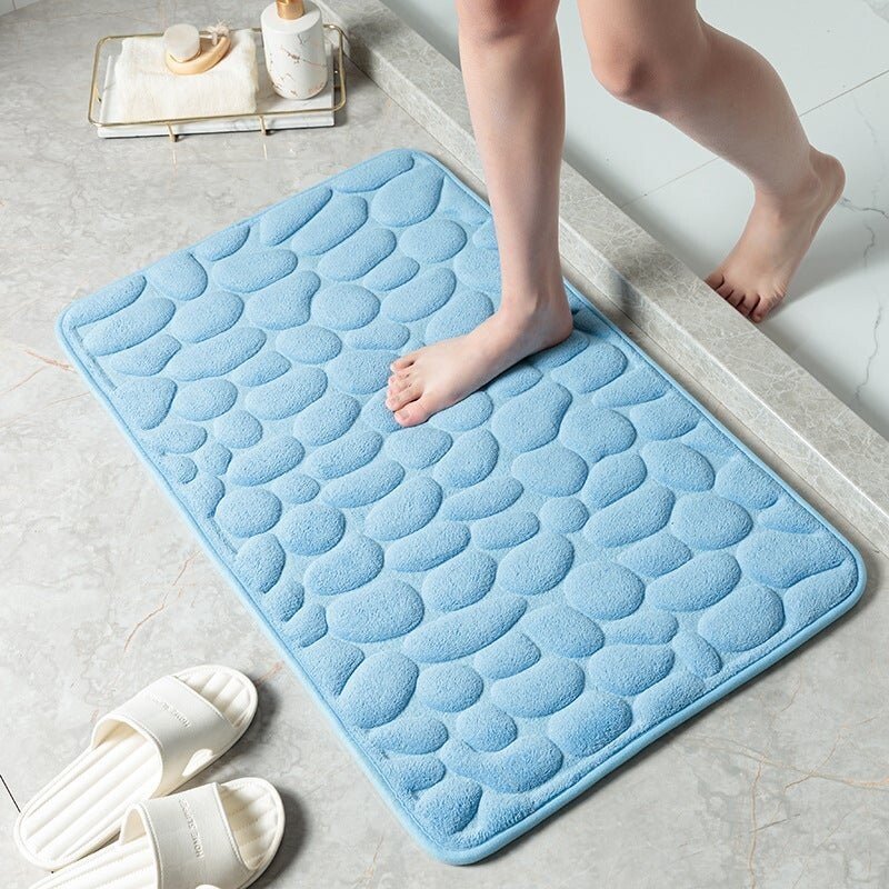2023 New Arrival Cobblestone Embossed Bathroom Bath Mat mysite