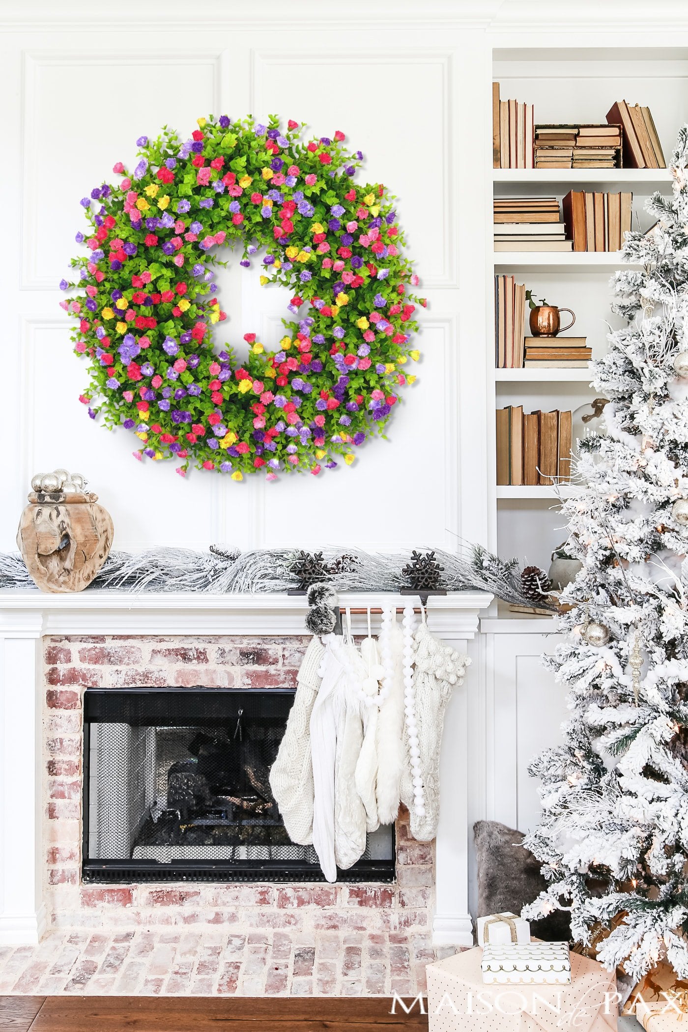 💐🎉Farmhouse Colorful Cottage Wreath(🎁Spring Hot Sale- 32%OFF🎁)