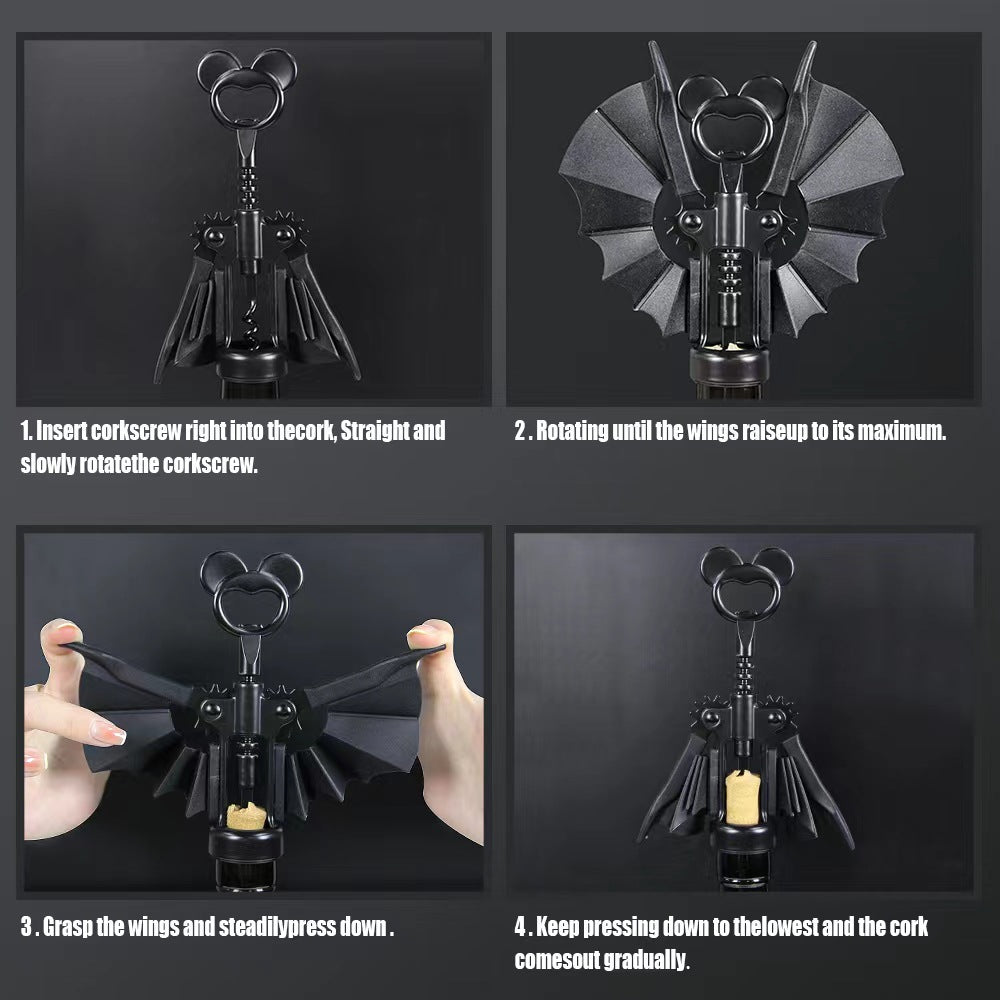2023 Hot Sales-Spooky Bat Wine Opener mysite
