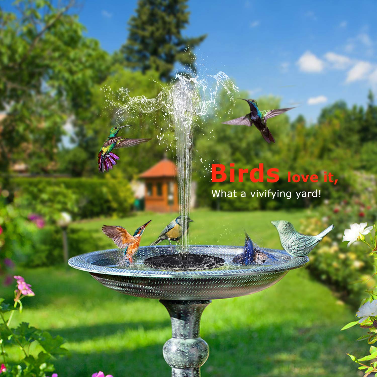 πBest Mother's Day Gift Of 2023π - Solar outdoor fountain-The perfect garden decoration mysite