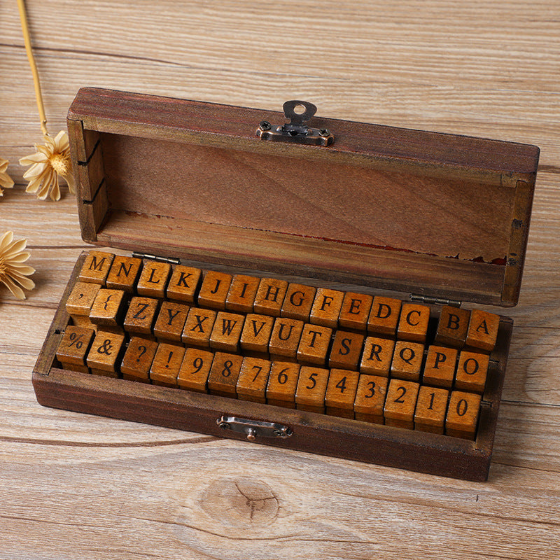 (🔥HOT SALE NOW) - Wood Retro DIY Journal Decoration Seal mysite