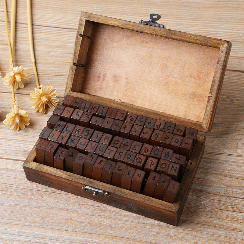 (🔥HOT SALE NOW) - Wood Retro DIY Journal Decoration Seal mysite