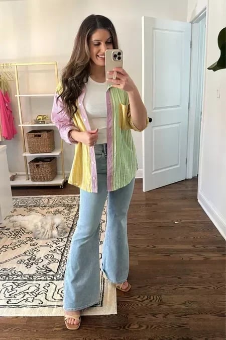 ⭐Women's 2023 Summer⭐ Ultra High Rise Stretch Flare Jean mysite