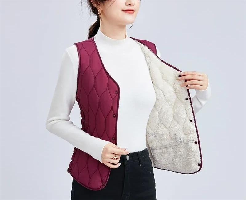 🔥Winter Hot Sale🔥New Sleeveless Thickened Vest(Free Shipping)