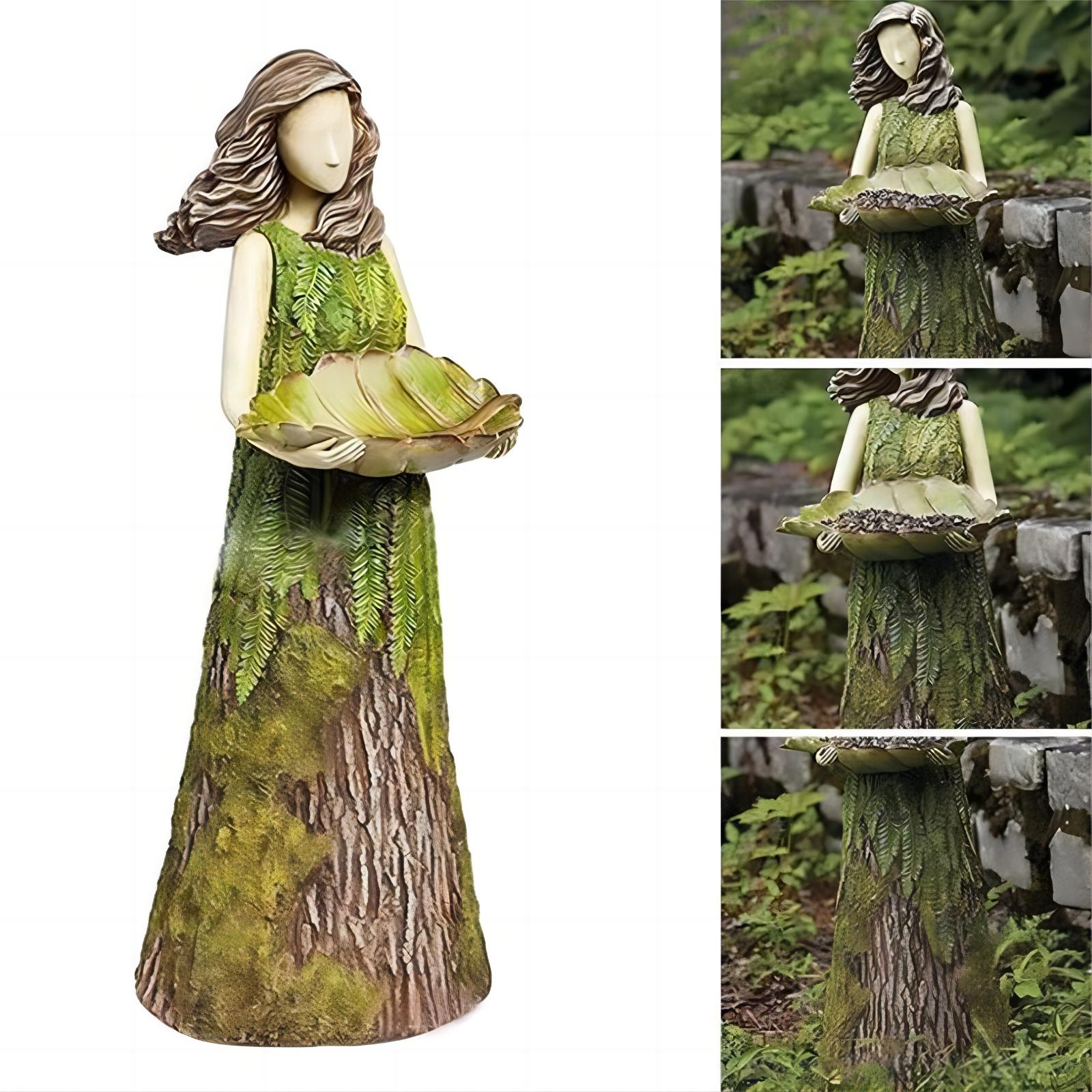( 💐🔥 Purchase 2 free birds 1) Forest Girl Bird Feeder - Bird Feeder Fairy Statue mysite