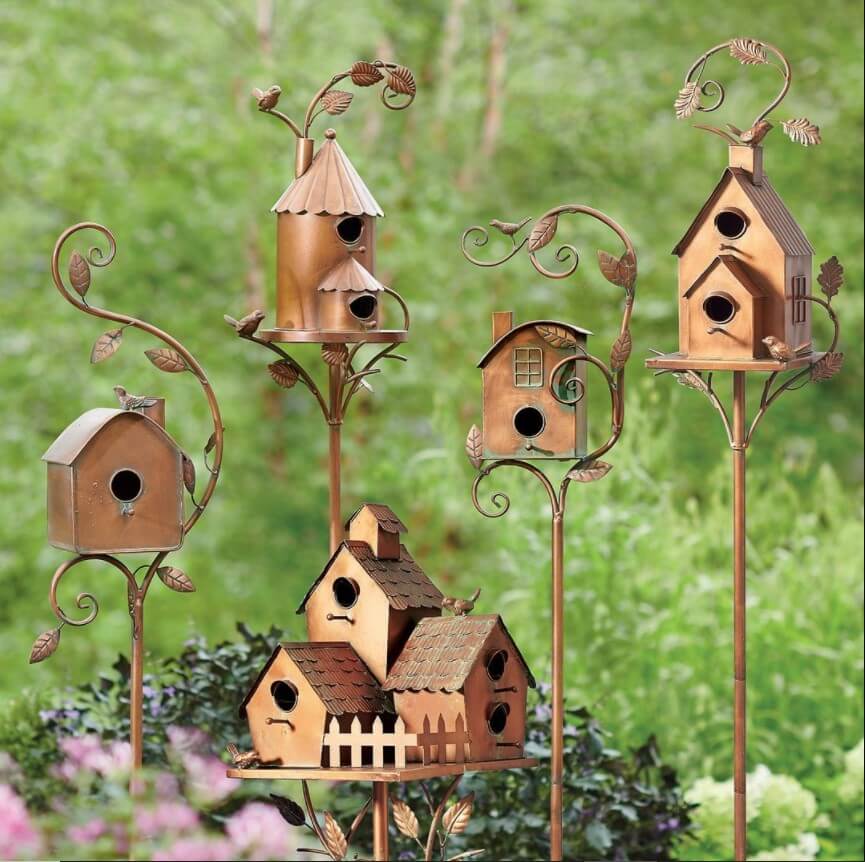 ( garden upgrade)Birdhouse Garden Stakes mysite