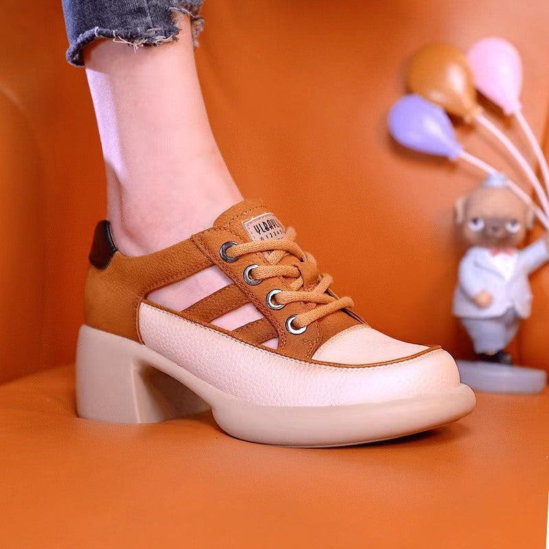 Women's Summer New Hollow High-heeled Sandals⏰