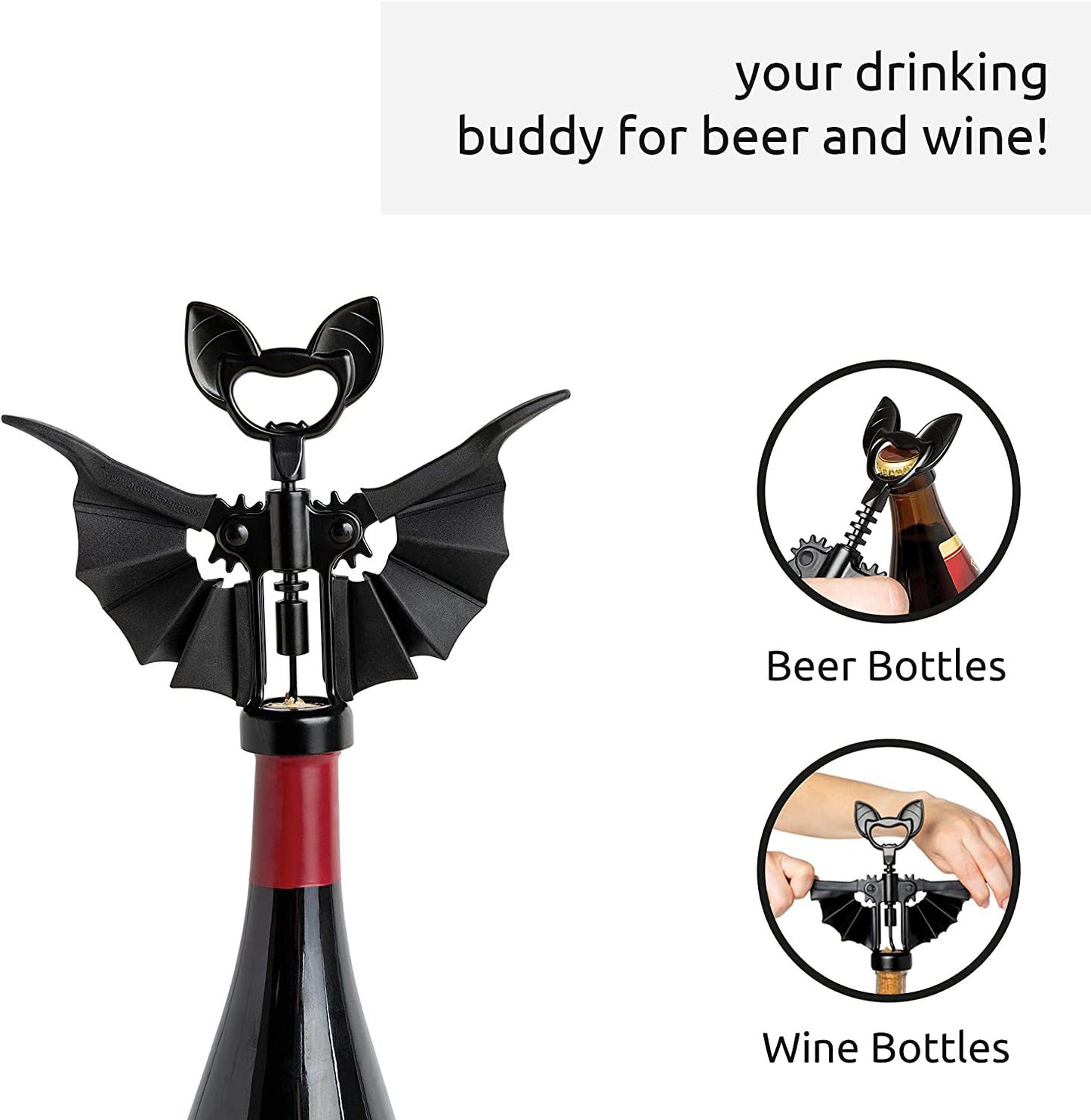 2023 Hot Sales-Spooky Bat Wine Opener mysite