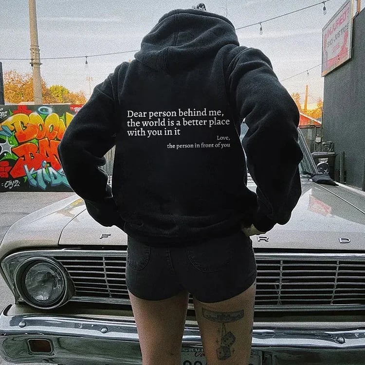 'Dear Person Behind Me' Sweatshirt mysite