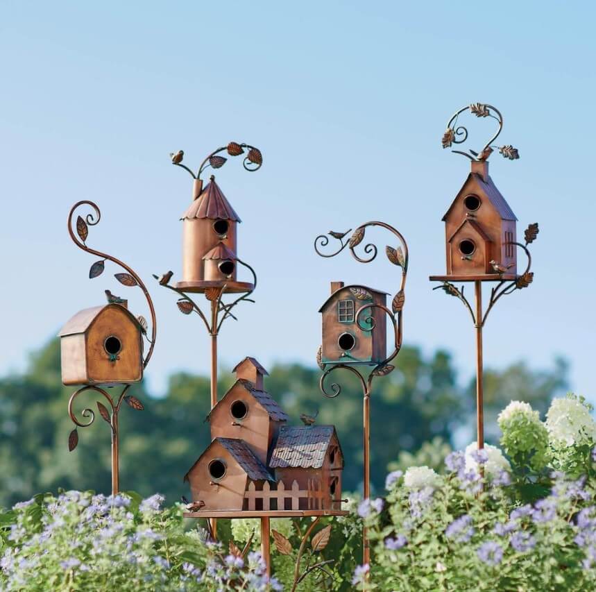 ( garden upgrade)Birdhouse Garden Stakes mysite