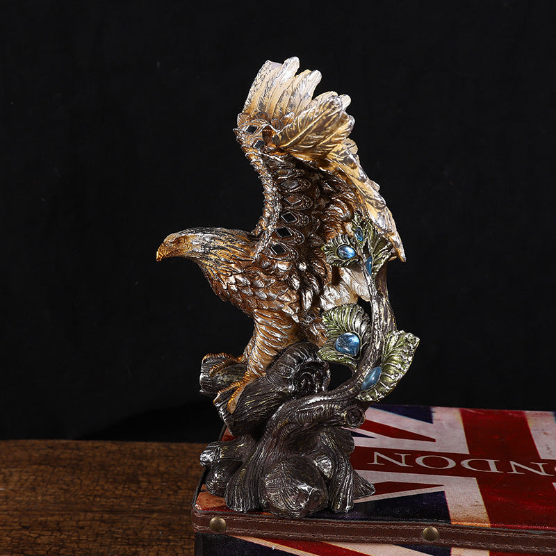 Great Exhibition Resin Eagle Ornament, Office Home Decoration Ornament mysite