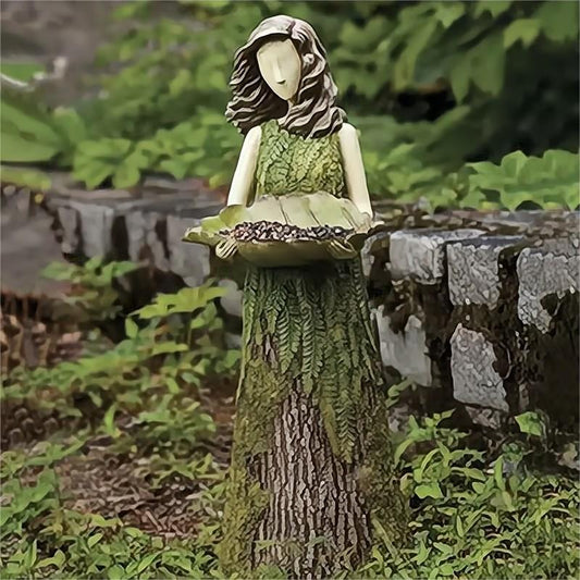 ( 💐🔥 Purchase 2 free birds 1) Forest Girl Bird Feeder - Bird Feeder Fairy Statue mysite