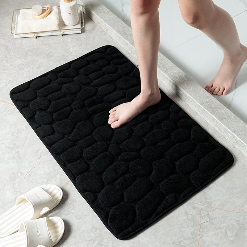 2023 New Arrival Cobblestone Embossed Bathroom Bath Mat mysite