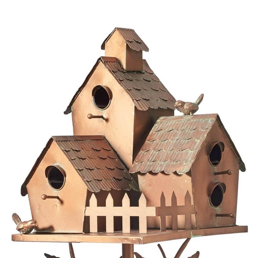 ( garden upgrade)Birdhouse Garden Stakes