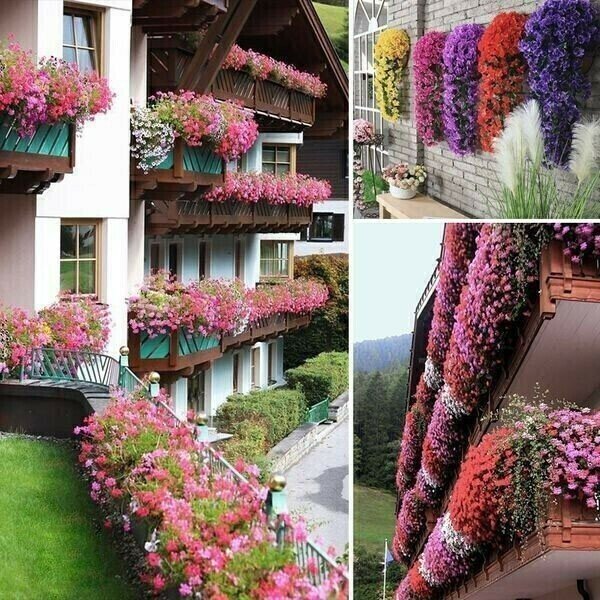 🎄🎁Holiday sale🌺Vivid Artificial Hanging Orchid Bunch🌷 mysite