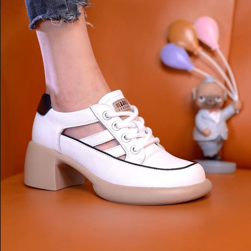 Women's Summer New Hollow High-heeled Sandals⏰