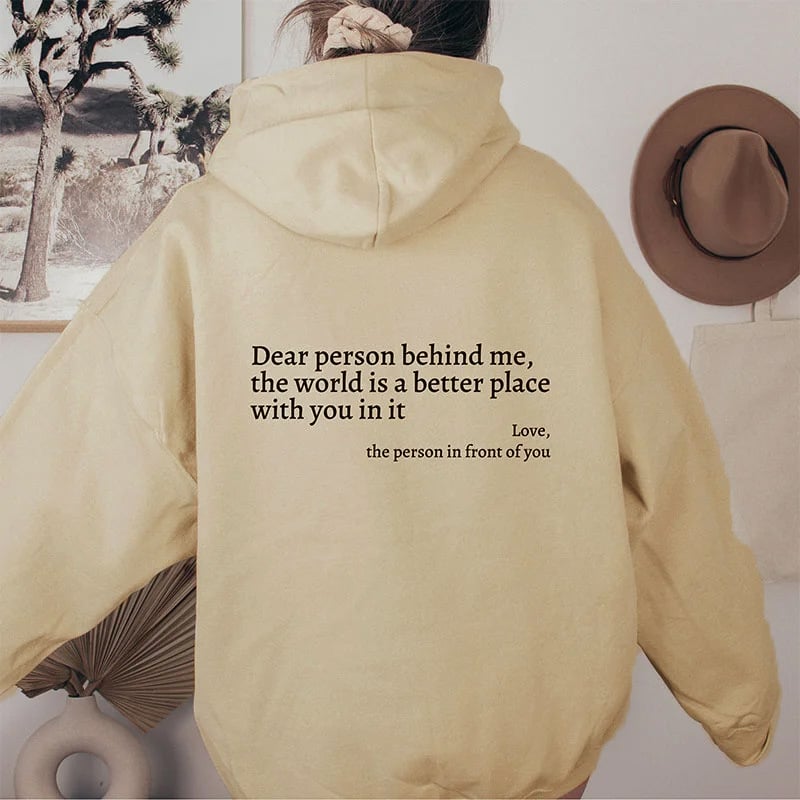 'Dear Person Behind Me' Sweatshirt mysite