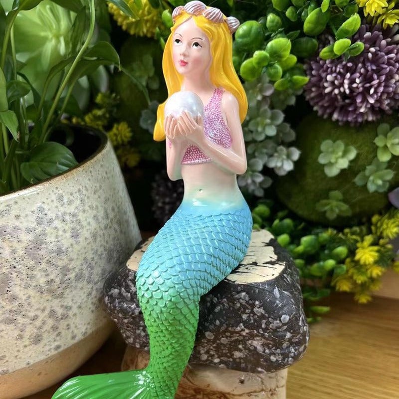 Garden Ornaments Mermaid Outdoor Balcony Yard Landscaping Decoration