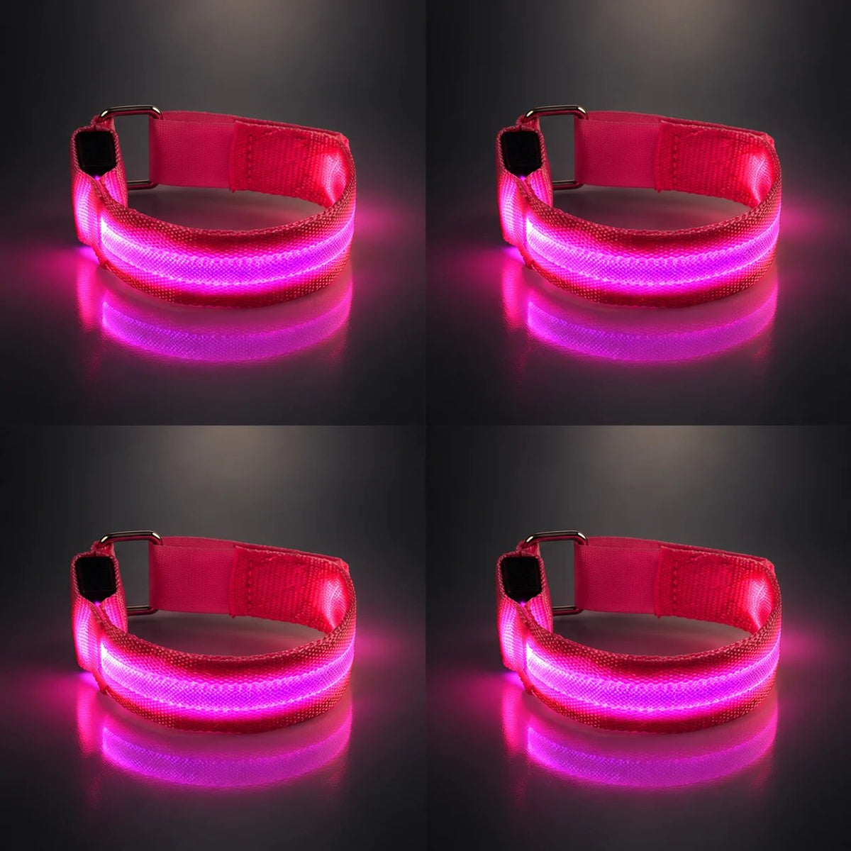 🐎 Horse LED Leg Straps – 4 Pack | Rechargeable-Look Night Riding Safety Lights ✨