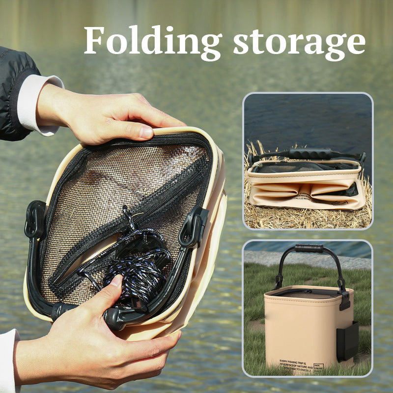 Multifunctional Foldable Fish Bucket