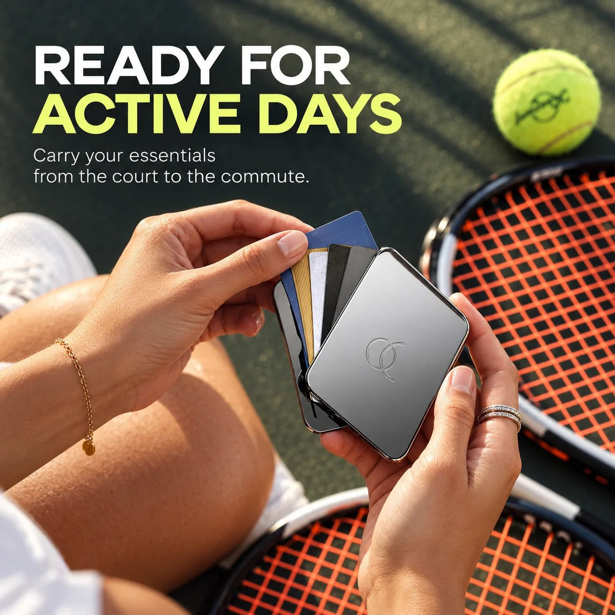 🧲 Slim Magnetic Metal Wallet | Quick-Access Card Holder