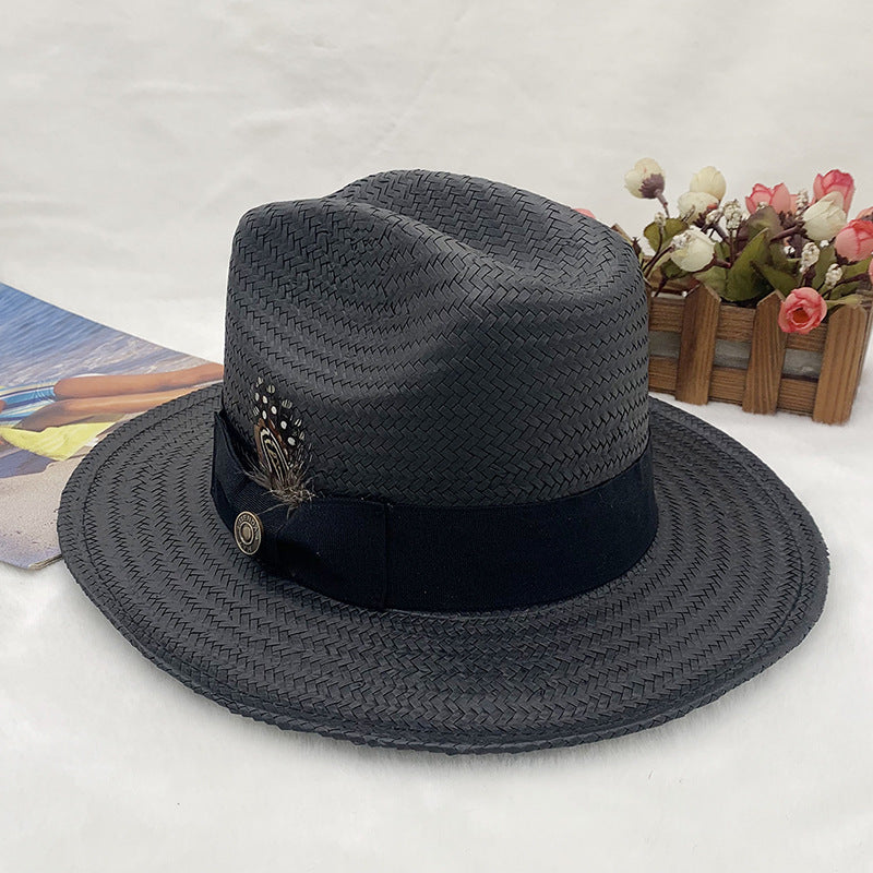 Miller Ranch Straw Trilby Fedora – Coffee[Fast shipping and box packing]