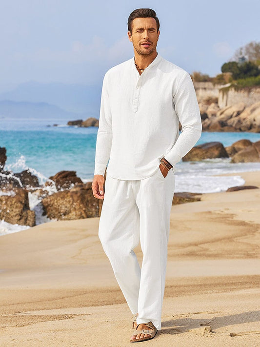 Men's casual two piece suit