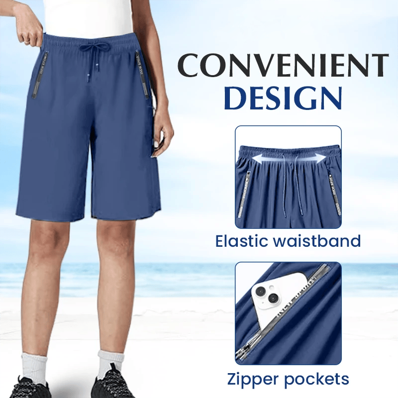 🏆Flash Sale⚡ 50K+ SOLD! Almost Gone-💥🔥Ice Silk Quick Drying Stretch Shorts,Best Gifts