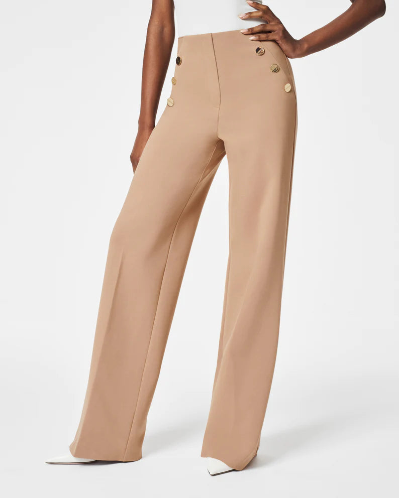 BUTTON WIDE LEG PANT(BUY 2 FREE SHIPPING)