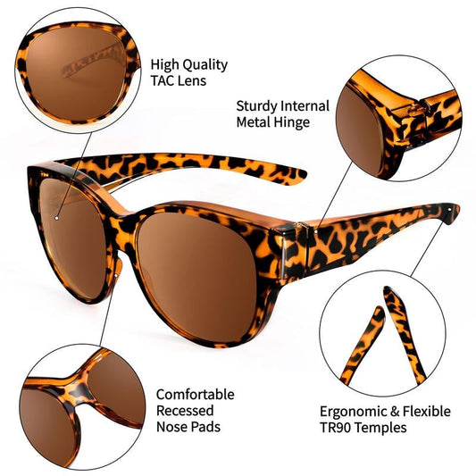 2026 New Polarized UV400 Protection Trendy Round Cat-eye Sunglasses ️ product image 2