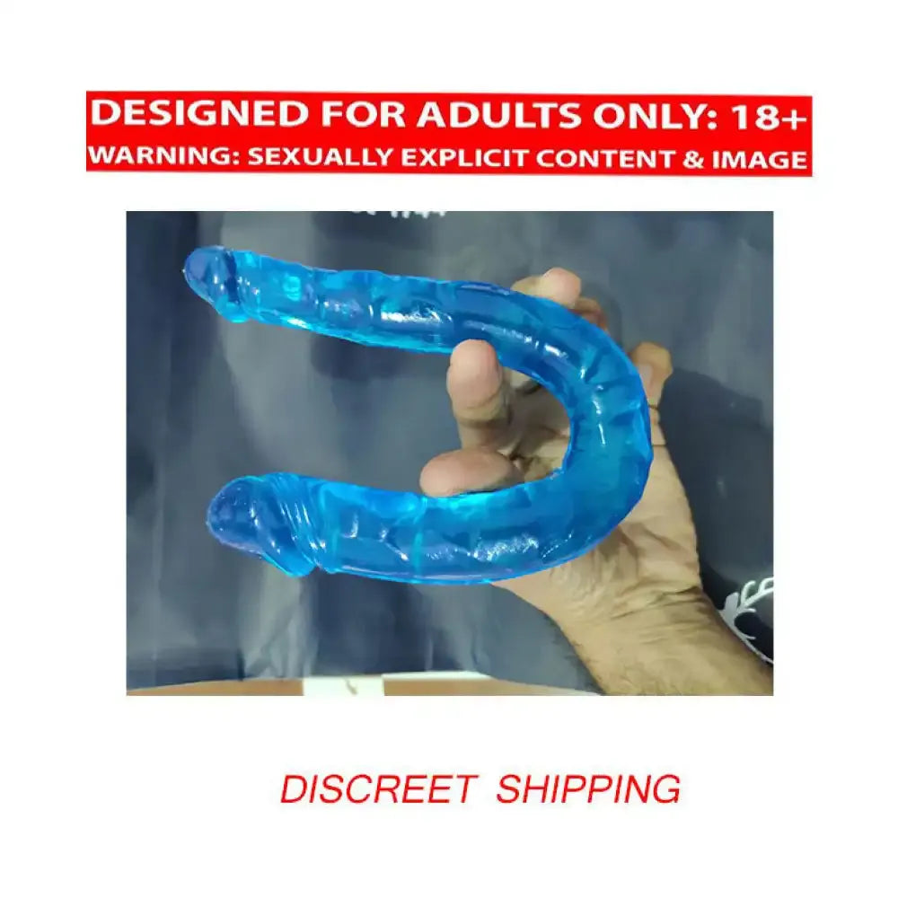 Realistic Double Headed Massager for Women – Flexible Dual-End Wellness Accessory