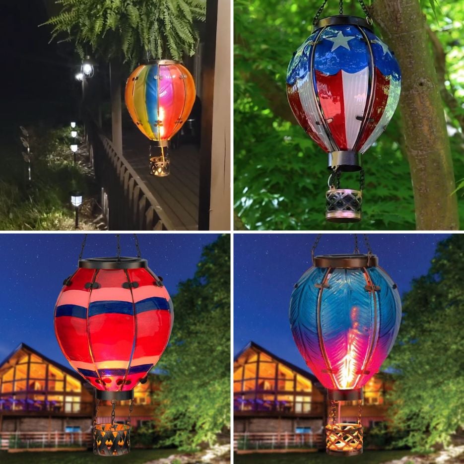 Hot Air Balloon Solar Lantern mysite