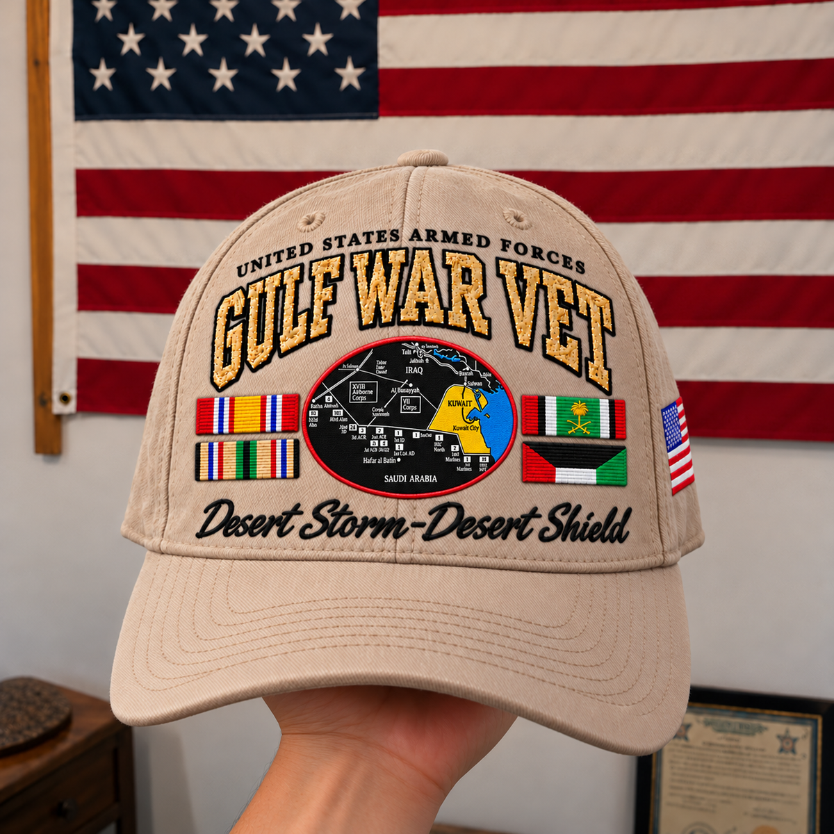 🏆Last Day Promo: 45% OFF! 🏜️Gulf War Veteran Tribute Cap