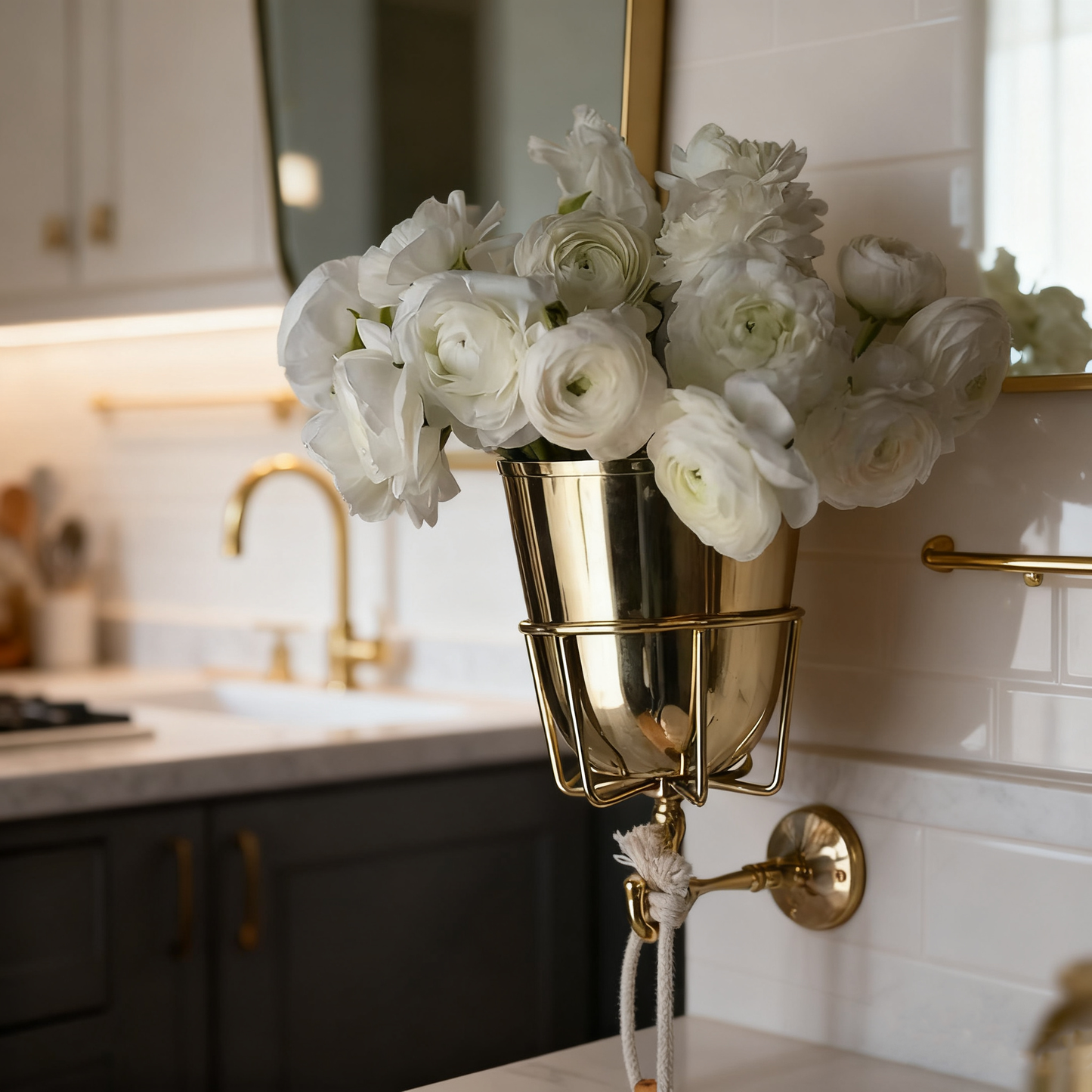 🌷Handcrafted Opal Wall Vessel