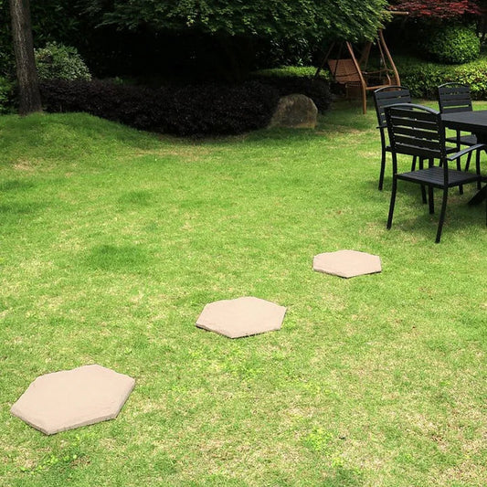 15.5' Decorative Stepping Stones That Stake Into The Ground