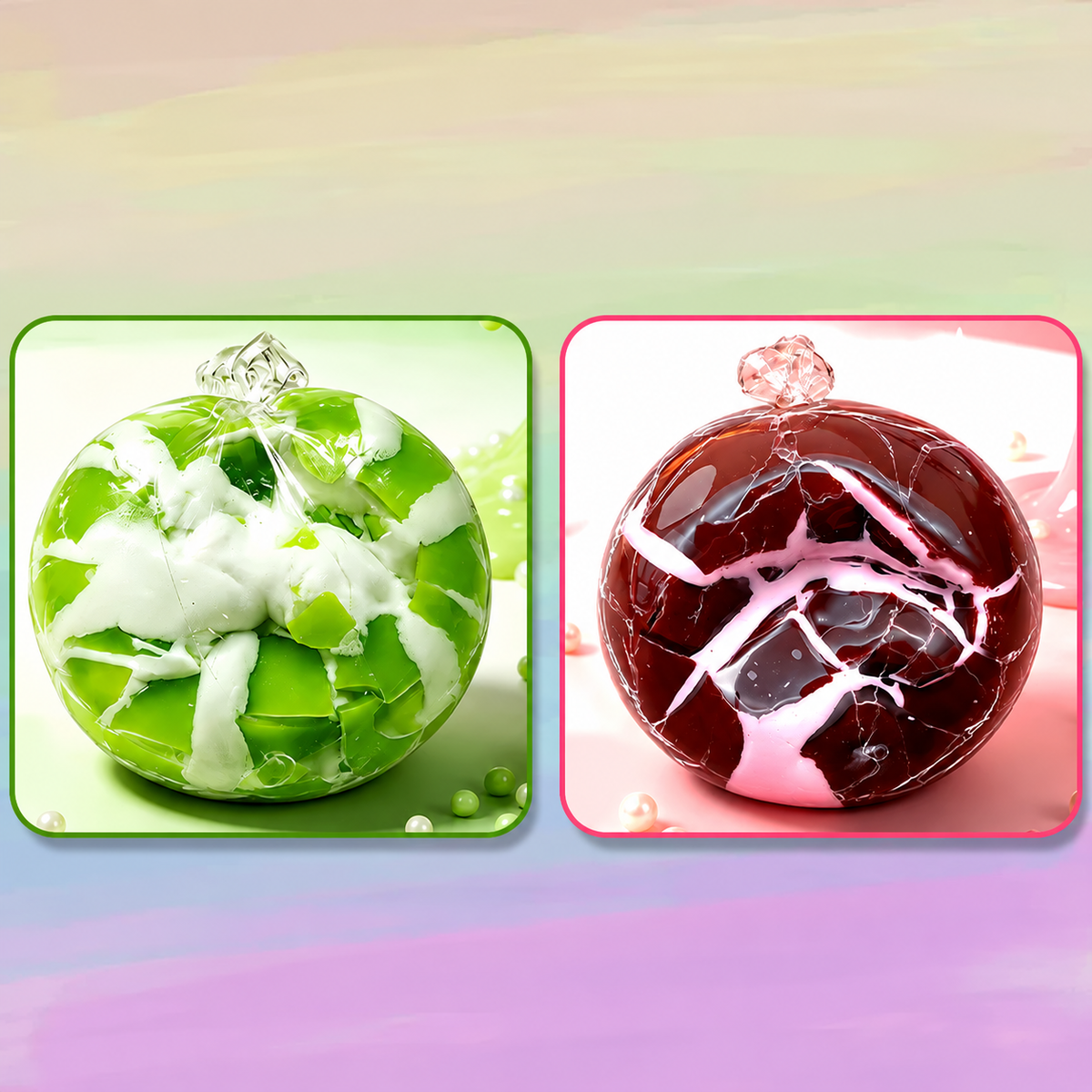 청포도 + 딸기 크런치 / 2개