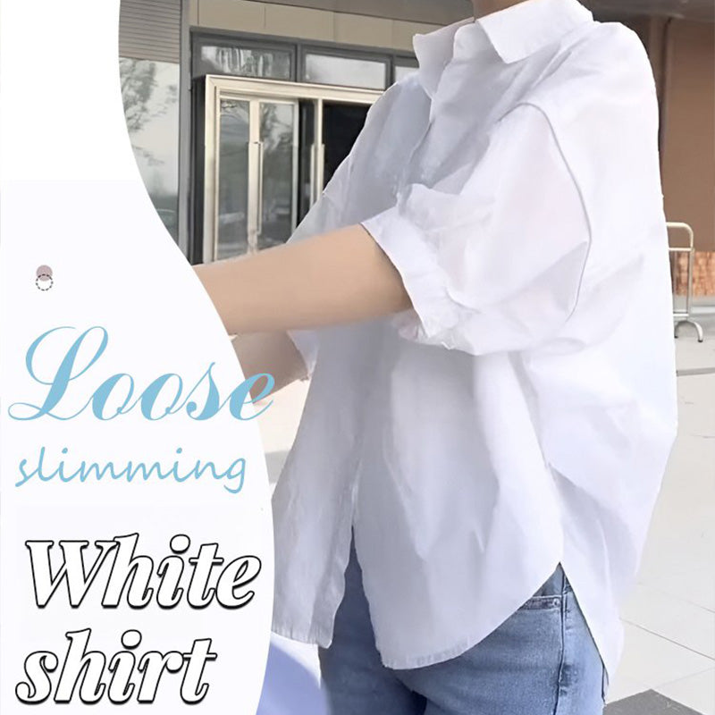 🔥Hot sale: Buy one get one free! Women's Loose Fit Classic Shirt