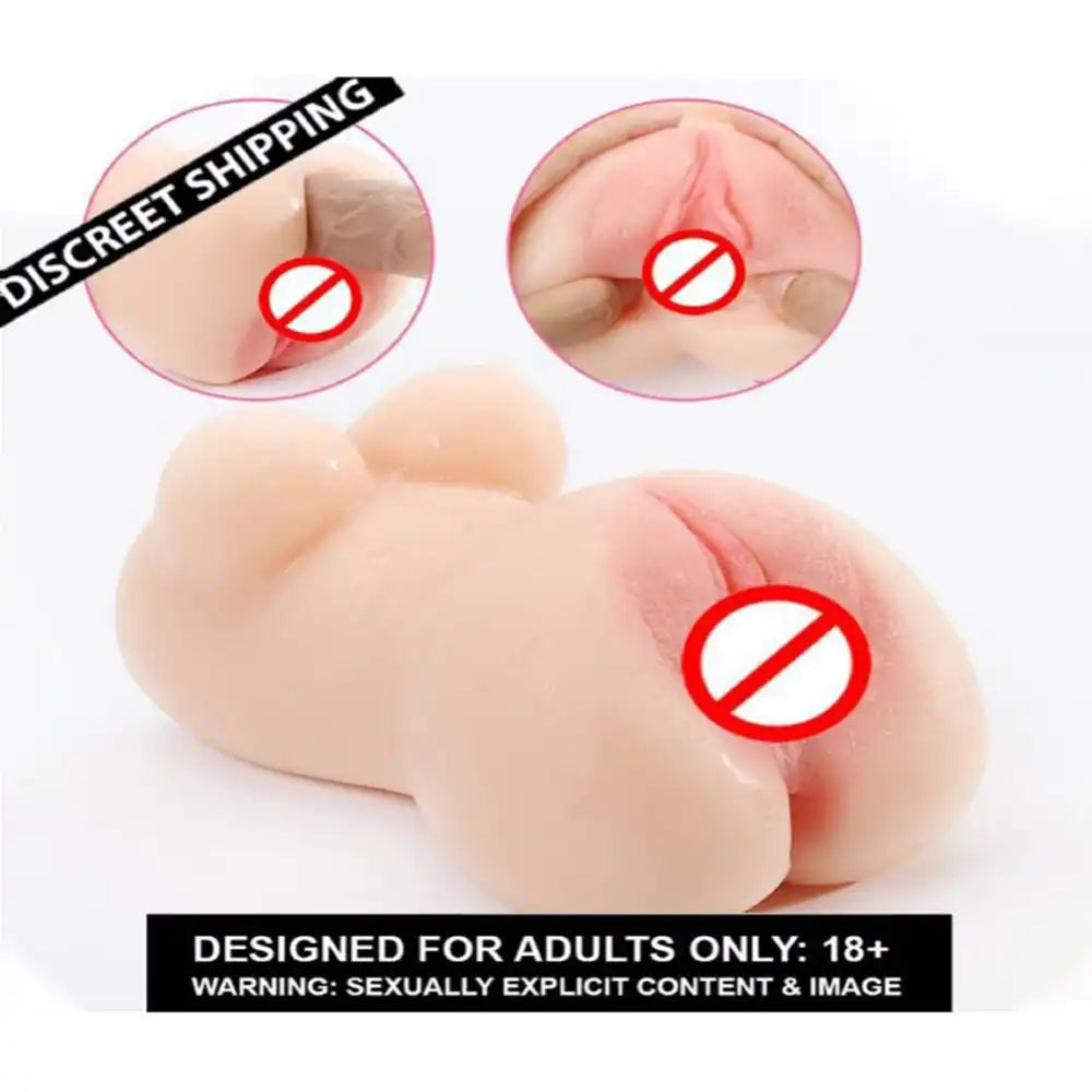 Men's Silicone Doll Toy Massager – Soft Touch Reusable Personal Wellness Sleeve