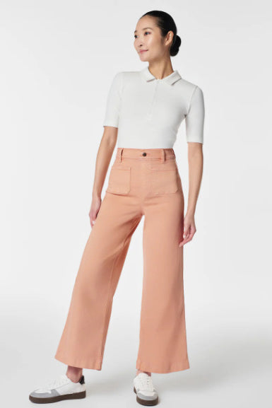 Tummy Control Cropped Wide-Leg Jeans(Buy two and get free shipping!)