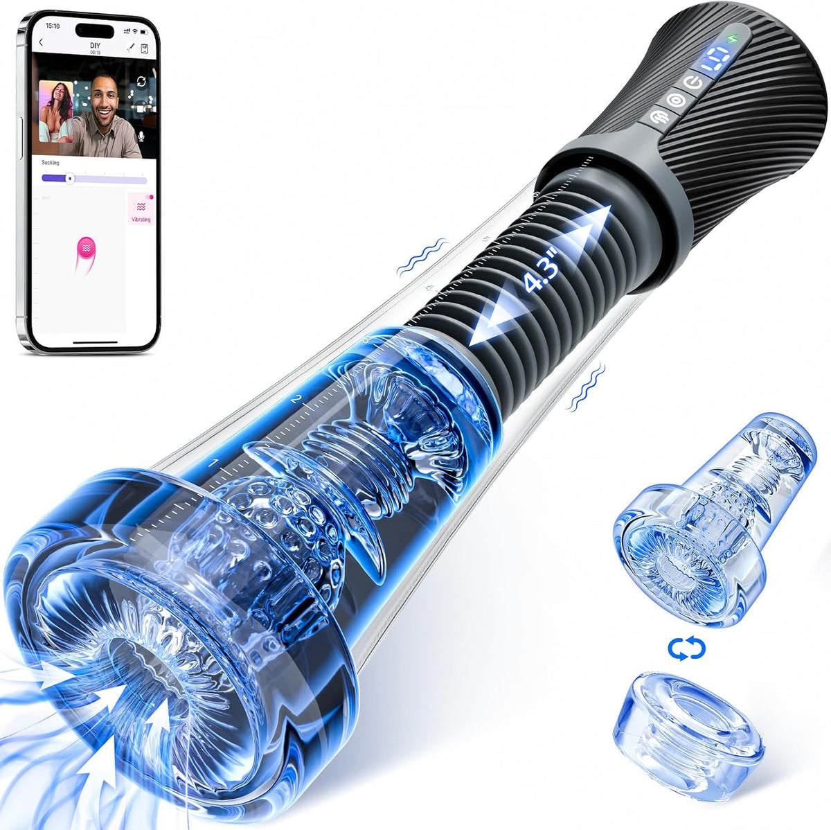🎁🎁💥The 'Sculptor' Penis Pump💥Shape Your Size💪💪Amplify Your Pleasure😍-TooShy
